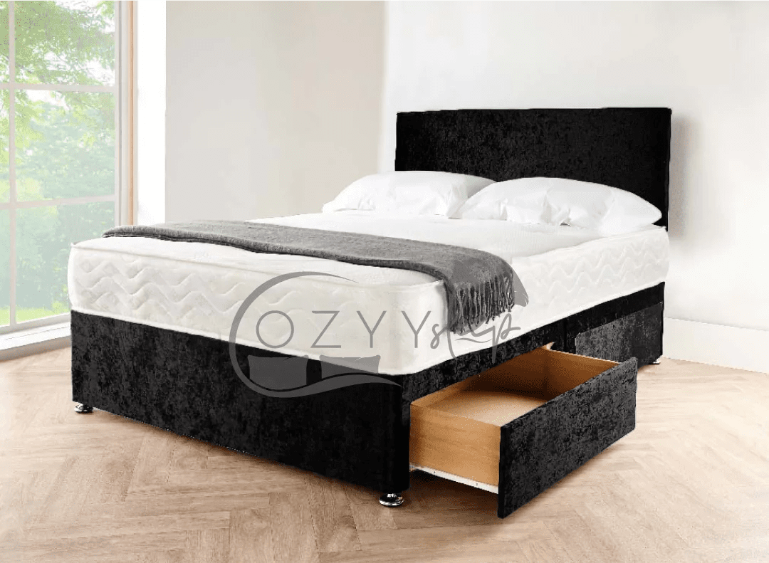 Divan bed and store mattress king size