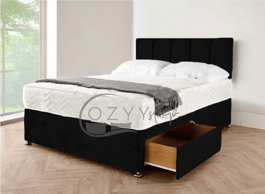 5ft kingsize silver divan bed sale