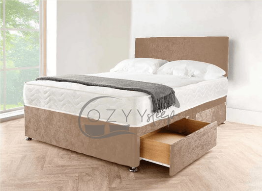 kingsize black divan bed - 6