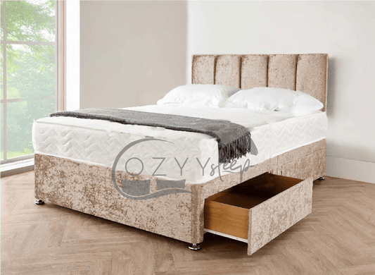 5ft kingsize silver divan bed sale